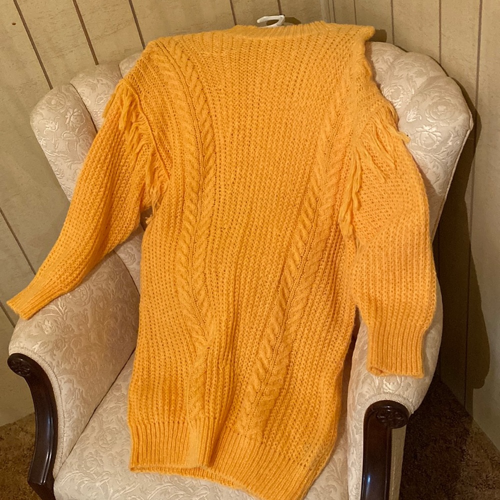 Shein yellow dress